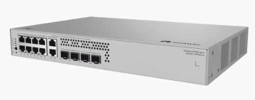 Switch Huawei S220S-10PN4JX, 8 Puertos Gigabit Ethernet 10/100/1000 8 x PoE+ 128W, 2 Puertos SFP, 2 Puertos SFP+, 76 Gbit/s, 160000 Entradas, Administrado  