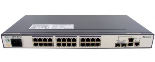 Switch Huawei Fast Ethernet S2700-26TP-EI-AC, 24 Puertos 10/100 + 2 Puertos Gigabit SFP, 8000 Entradas - Administrable 