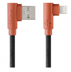 Hune Cable USB A Macho - Lightning USB Macho, 1.2 Metros, Café 