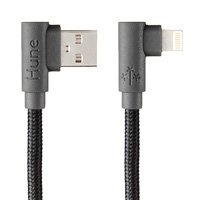 Hune Cable USB A Macho - Lightning USB Macho, 1.2 Metros, Gris 