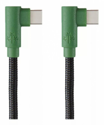 Hune Cable USB C Macho - USB-C Macho, 1.2 Metros, Bosque 