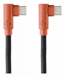 Hune Cable USB C Macho - USB-C Macho, 1.2 Metros, Corteza 
