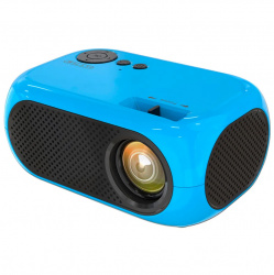 Proyector Portátil Hype M24 3LCD, 800x480, máx. 1200 Lúmenes, con Bocinas, Azul 