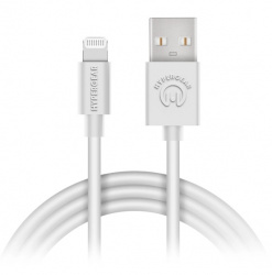 HyperGear Cable Lightning Macho - USB-A Macho, 1.2 Metros, Blanco 