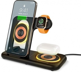 HyperGear Cargador Inalámbrico PowerFold X-Ray 4 en 1, 15W, 9V, 1 x USB-C  