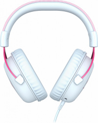 HyperX Audífonos Gamer Cloud II 7.1 para PC/PS4/PS5/Xbox SeriesX|S/Xbox One/Nintendo Switch/Mobile, Alámbrico, 1 Metro, 3.5mm, Blanco/Rosa 