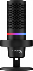 HyperX Micrófono para Streaming DuoCast, Alámbrico, USB, Negro 