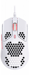 Mouse Gamer Ergonómico HyperX Óptico Pulsefire Haste, Alámbrico, USB A, 16.000DPI, Blanco 