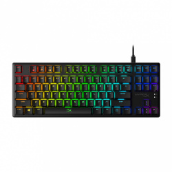 Teclado Gamer HyperX Alloy Origins Core RGB, Teclado Mecánico, HyperX Aqua Switch, Alámbrico, Negro (Inglés) 