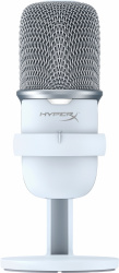HyperX Micrófono SoloCast, Alámbrico, USB, Blanco, para PS4/PC/MAC 
