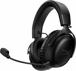 HyperX Audífonos Gamer Cloud III, Inalámbrico, USB, Negro 