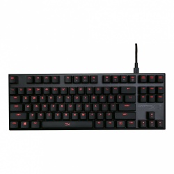 Teclado Gamer HyperX Alloy FPS LED Rojo, Teclado Mecánico, Cherry MX Red, Alámbrico, Negro (Español) 