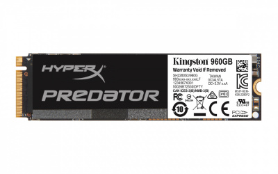 SSD HyperX Predator PCIe 2.0 x4, 960GB, M.2 2280, con Adaptador HHHL 