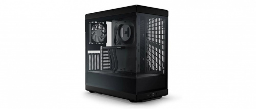 Gabinete Hyte Y40, Midi-Tower, ATX/Micro-ATX/Mini-ITX, USB 3.0, sin Fuente, 2 Ventiladores Instalados, Negro 