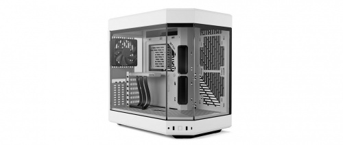 Gabinete HYTE Y60 con Ventana, Midi-Tower, ATX/EATX/ITX/micro-ATX, USB 3.0, sin Fuente, 3 Ventiladores Instalados, Blanco 