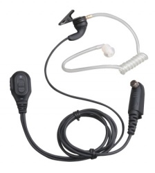 Hytera Audífono Monoaural EAN04 con Micrófono, Alámbrico,  Negro 