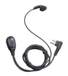 Hytera Audífonos Intrauriculares con Micrófono ESM08, Alámbrico, 2.5mm/3.5mm, Negro 