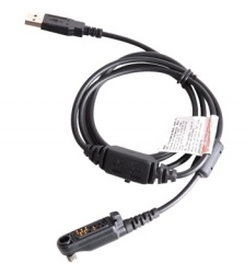 Hytera Cable Programador USB Macho, Negro, para Series PD6 y X1 