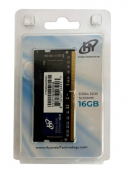 Memoria RAM para Laptop Hyundai HT16GDR4S320001 DDR4, 3200MHz, 16GB, Non-ECC, CL18, 260-pin SO-DIMM 