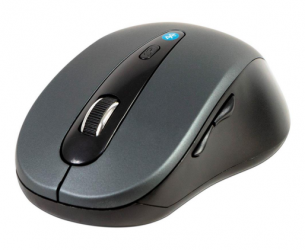 Mouse Hyundai Óptico HTBTMDG/NEW, Inalámbrico, 1200DPI, Gris 