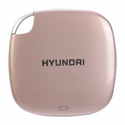 SSD Externo Hyundai HTESD500RG, 500GB, USB-C, Oro Rosa, A Prueba de Golpes - para Mac/PC 