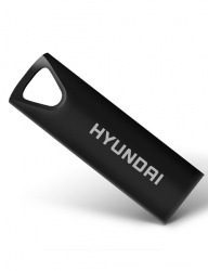 Memoria USB Hyundai Bravo Deluxe, 16GB, USB 2.0, Lectura 10MB/s, Escritura 3MB/s, Negro 