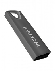 Memoria USB Hyundai Bravo Deluxe, 32GB, USB 2.0, Lectura 10MB/s, Escritura 3MB/s, Gris 
