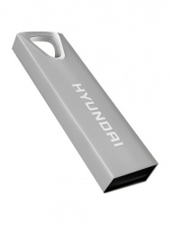 Memoria USB Hyundai Bravo Deluxe, 8GB, USB 2.0, Lectura 10MB/s, Escritura 3MB/s, Plata 