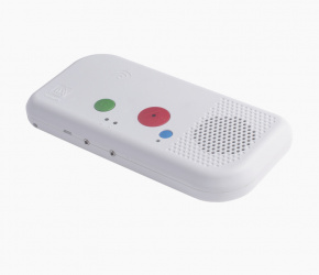 Ibernex Boton IP de Llamada A Médico con Lector Rfid, Alámbrico, Blanco 