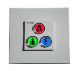 Modulo de 3 Botones con Lector Rfid NX0392, Alámbrico, Gris 