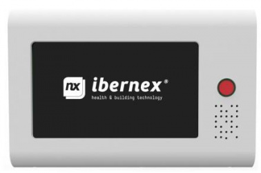Ibernex Terminal de Habitación IP de Empotrar NX1021, 2 Puertos Ethernet + PoE, Blanco 