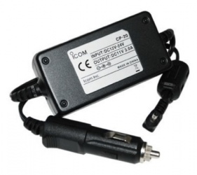 ICOM Adaptador de Corriente para Auto CP-20, Negro, para IC-A6/IC-A24/IC-A25 