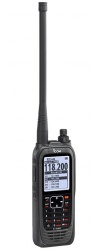 ICOM Radio Portátil Aéreo de 2 Vías IC-A25C, 300 Canales, Negro 