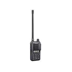 ICOM Radio Análogo Portátil de 2 Vías ICV86, 207 Canales, Negro 