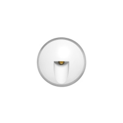 Illux Lámpara LED para Muro ML-2302.B, Interiores, Luz Blanca Cálida, 1W, 180 Lúmenes, Blanco, para Casa 
