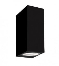 Illux Lámpara LED para Sobreponer ML-7408.N, Exterior, 14W, Base GU10, Negro, para Casa - No Incluye Foco 