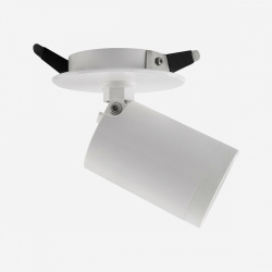 Illux Lámpara LED para Techo TL-2910.B, Interiores, 10W, Base GU10, Blanco - No Incluye Foco 