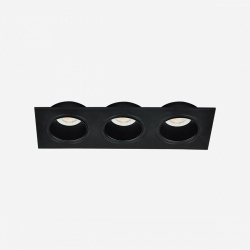 Illux Lámpara LED para Techo TL-2914.NN, Interiores, 27W, Base GU5.3, Negro, para Casa/Comercial - No Incluye Foco 