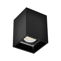 Illux Lámpara LED para Techo TL-2918.NN, Interiores, 9W, Base GU53, Negro - No Incluye Foco 