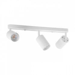 Illux Lámpara para Techo TL-5153.BCAN, Interiores, 3 x 50W, Base GU10, Blanco, para Casa/Locales Comerciales - No Incluye Foco 