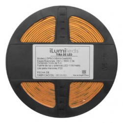 iLumileds Tira de Luces LED Blanco LDPBCOBWW24480R5, Regulable, 5 Metros, 
