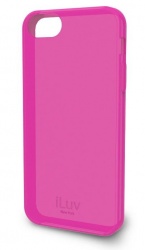 iLuv Carcasa Flexible para iPhone 5, Rosa 