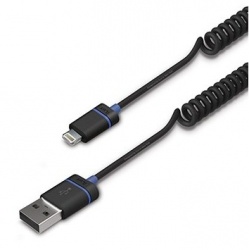 iLuv Cable USB A Macho - Lightning Macho, 1Metro, Negro 