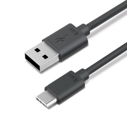 iLuv Cable USB C Macho - USB A Macho, 90cm, Negro 