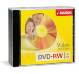Imation Discos Virgenes para DVD, DVD-RW, 4x, 10 Discos (17344) 