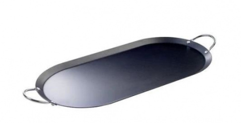 Imusa Comal Tipo Parrilla, Antiadherente, 43cm, Negro 