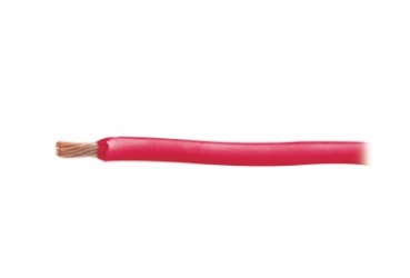 Indiana Bobina de Cable de Señal, 8 AWG, 100 Metros, Rojo 