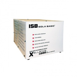 Regulador Industrias Sola Basic, 5000VA, Entrada 150-280V, Blanco - No incluye Cable de Poder 