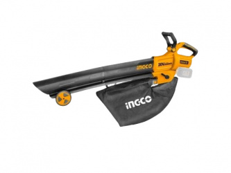 Ingco Sopladora CABLI2003, 40V, Inalámbrico, Naranja/Negro - No Incluye Batería 