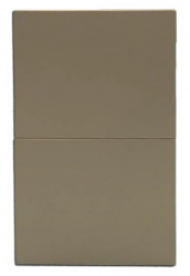 Innlite Placa con Apagador APL-502, 2 Interruptores, 90 - 277V, 15A, Oro 